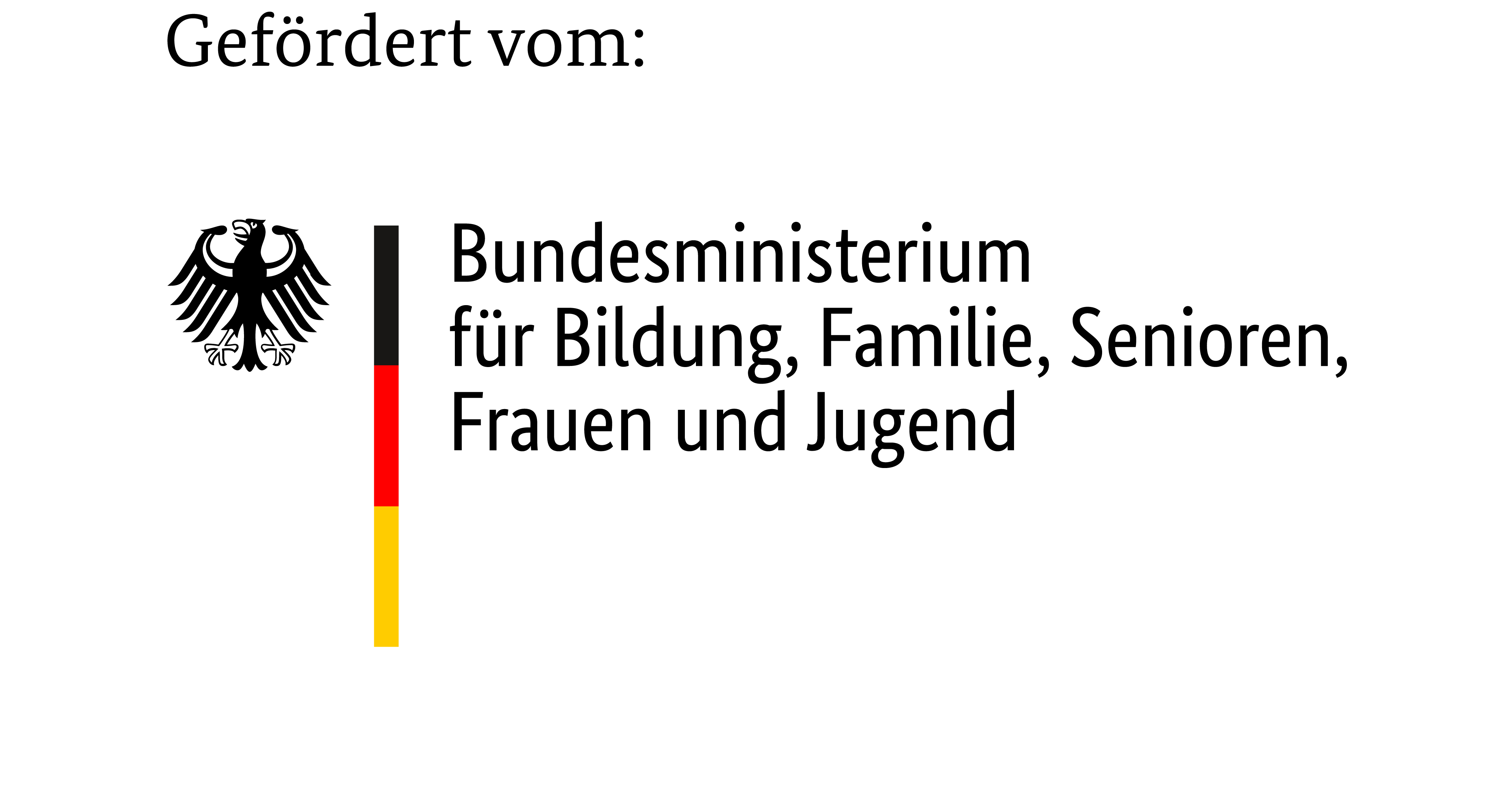 Gefördert vom Bundesministerium für Bildung, Familie, Senioren, Frauen und Jugend